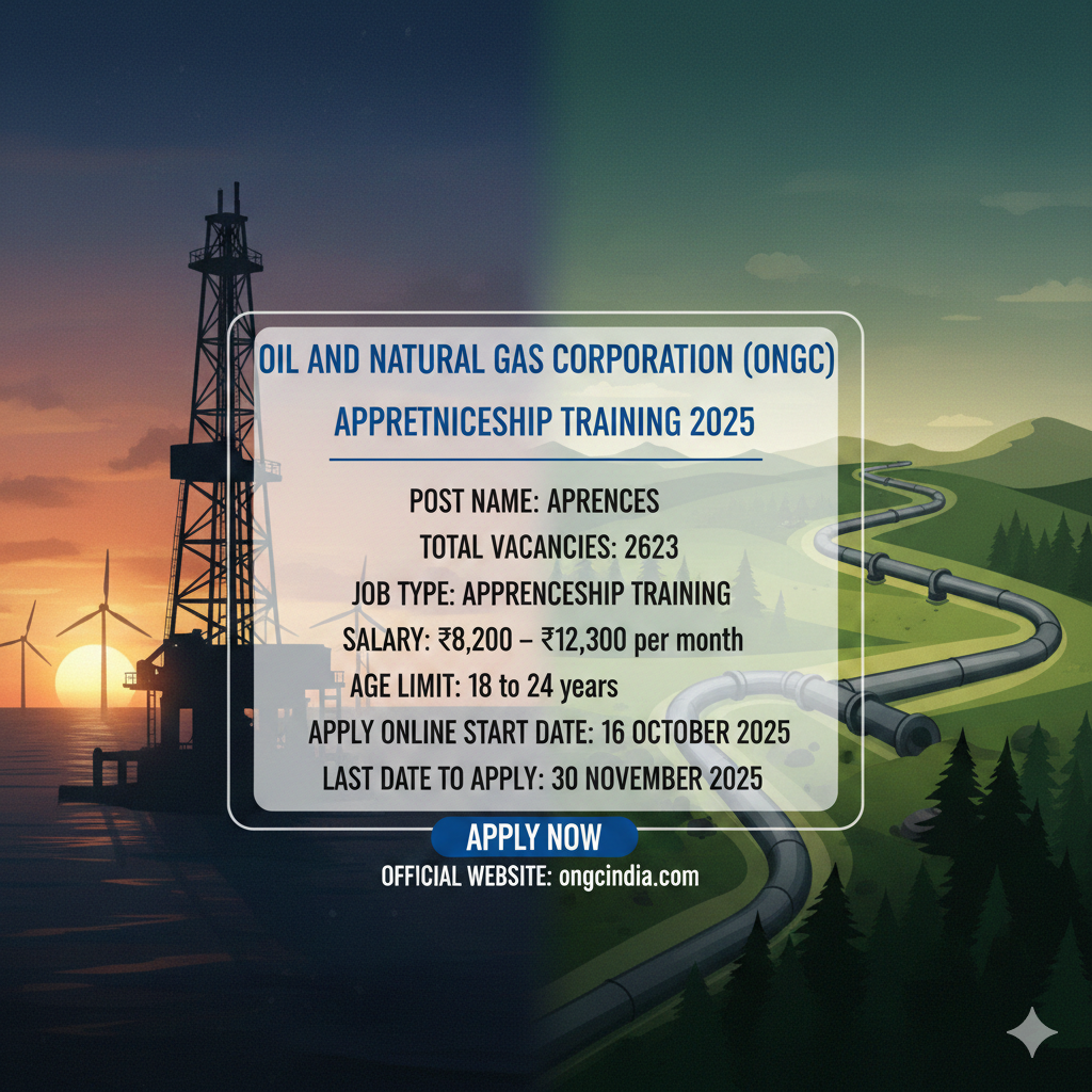 ONGC Apprentices Recruitment