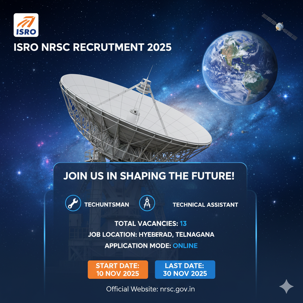 ISRO NRSC Recruitment
