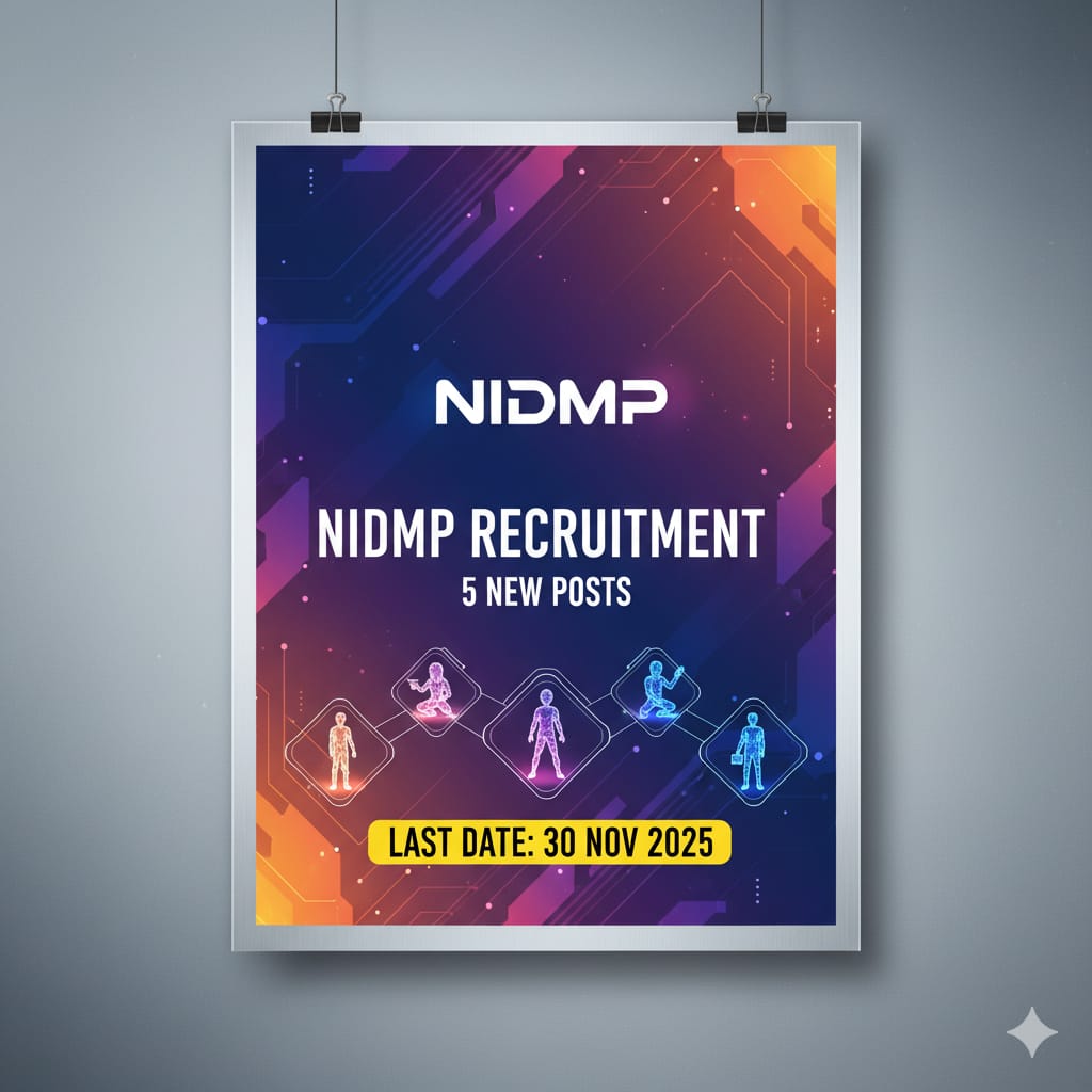 NIDMP Recruitment 2025