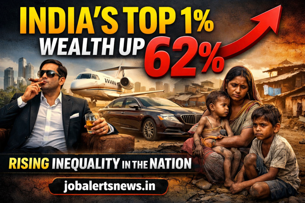 India top 1% wealth growth