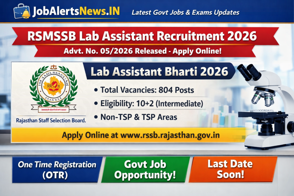 RSSB Lab Assistant