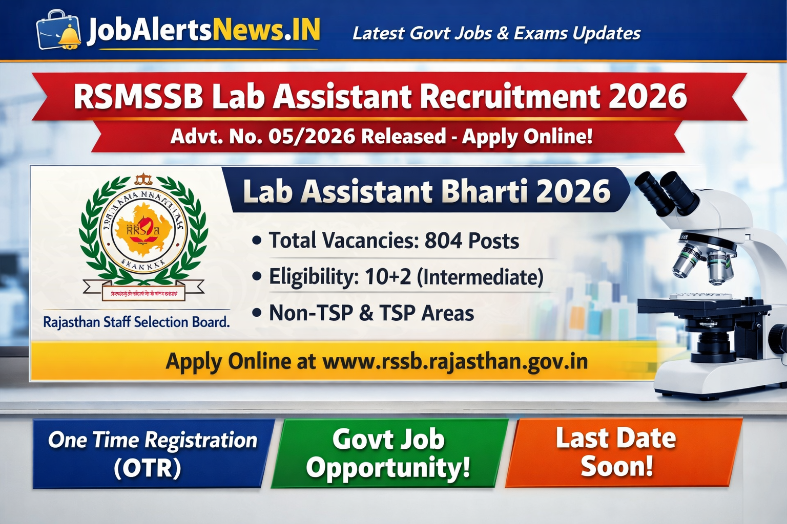 RSSB Lab Assistant
