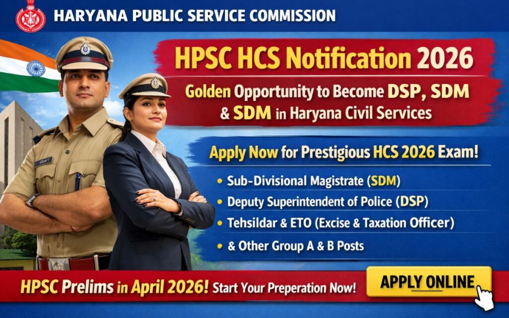 HPSC HCS Notification 2026