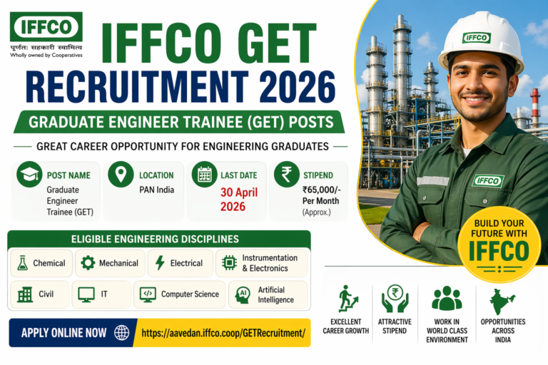 IFFCO GET Recruitment 2026