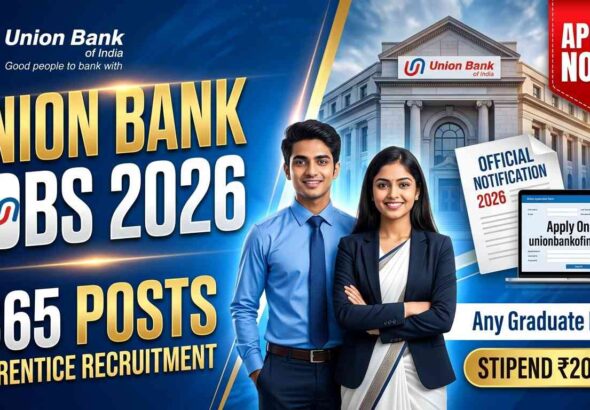 Union Bank of India Apprentice Recruitment 2026 Apply Online